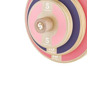 Ensemble d'entraînement d'activité réglable en bois écologique pour enfants Jouet rotatif d'haltères pour bébé Poids libres Entraînement de fitness YJ - Product Image 5