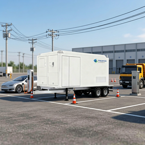 Station de recharge rapide pour véhicules électriques 106 kWh 270 kWh, solution d'alimentation de flotte et d'urgence 400 kW, système de stockage d'énergie mobile portable haute performance - Product Image 6