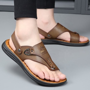Sandales de plage d'été pour hommes, style coréen, tendance, en faux daim, légères, respirantes, antidérapantes, de qualité supérieure - Product Image 6