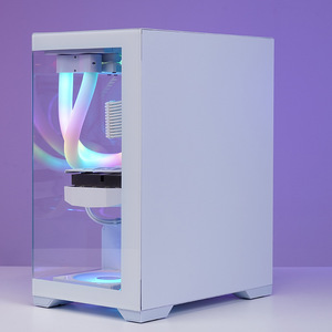 Direktvertrieb MINI White Sea View Room Prism Unterstützt 240 Wasserkühlung/M-ATX Motherboard Mid-Tower Desktop ATX Computergehäuse - Product Image 3