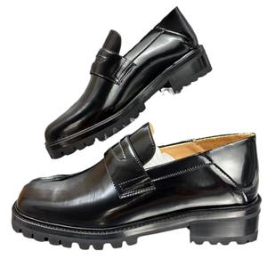 Zapatos Oxford Casuales Cuadrados Personalizados para Hombre, Transpirables, Antideslizantes, con Suela de Goma Gruesa, Parte Superior de Cuero Genuino, Cómodos - Product Image 5