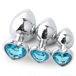 Paslanmaz çelik izmaritleri fiş Anal boncuk elmas takı vajina stimülatörü Anal <span class=keywords><strong>Plug</strong></span> - Product Image 3