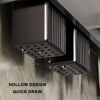 SANIPRO Support mural de rangement en gros pour ustensiles de cuisine, porte-couteaux, porte-fourchettes, porte-cuillères avec porte-serviettes