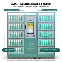 HAUMR Library Holds Locker RemoteLocker LibCabinet HF Locker Kiosco de autenticación múltiple con inicio de sesión por rostro, código QR y tarjeta para préstamo seguro de libros