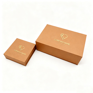 Biểu Tượng Tùy Chỉnh Sang Trọng Các Tông Cứng Nhắc Từ Đóng Cửa Giấy Hộp Quà Tặng Với Miếng Bọt Biển Màu Đen Chèn - Product Image 3