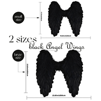Ailes d'ange en plumes naturelles, grandes et robustes, pour cosplay, événements festifs et spectacles théâtraux