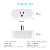 Prise intelligente US FY12, série multi-protocoles WiFi/Zigbee, moniteur de puissance, préprogrammé Tasmota/eWeLink Tuya/Alexa/Google OEM/ODM CE ROHS