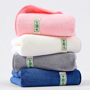 Juego <span class=keywords><strong>de</strong></span> 3 <span class=keywords><strong>Toallas</strong></span> <span class=keywords><strong>de</strong></span> <span class=keywords><strong>Baño</strong></span> <span class=keywords><strong>de</strong></span> Microfibra con Logotipo Personalizado OEM, Antibacterianas, Súper Absorbentes, Suaves, <span class=keywords><strong>de</strong></span> Terciopelo Coral, para Cara, Manos y <span class=keywords><strong>Baño</strong></span> - Product Image 1