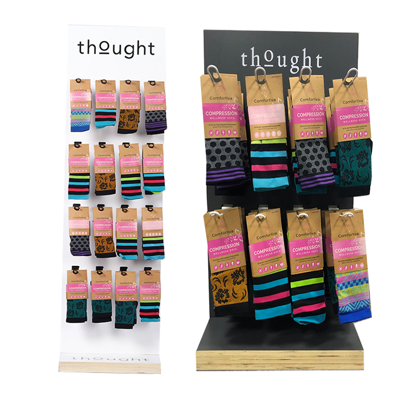 Apache Customizable Wooden Sock Display Rack for Supermarkets for Enhanced Sock Display and Sales — view 5