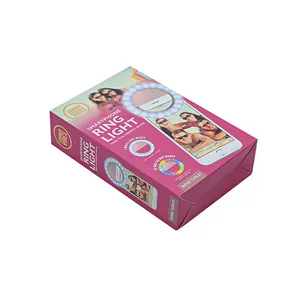 Individuelle Papierkarte Farbdruckbox Telefonhülle Verpackungsboxen mit Logo kundenspezifische Papierbox