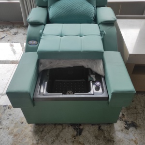 Sofá Eléctrico Ajustable para <span class=keywords><strong>Masaje</strong></span> de Pies, Sillón Reclinable de Reflexología Tailandesa, Silla de Pedicura con Reposapiés - Product Image 5