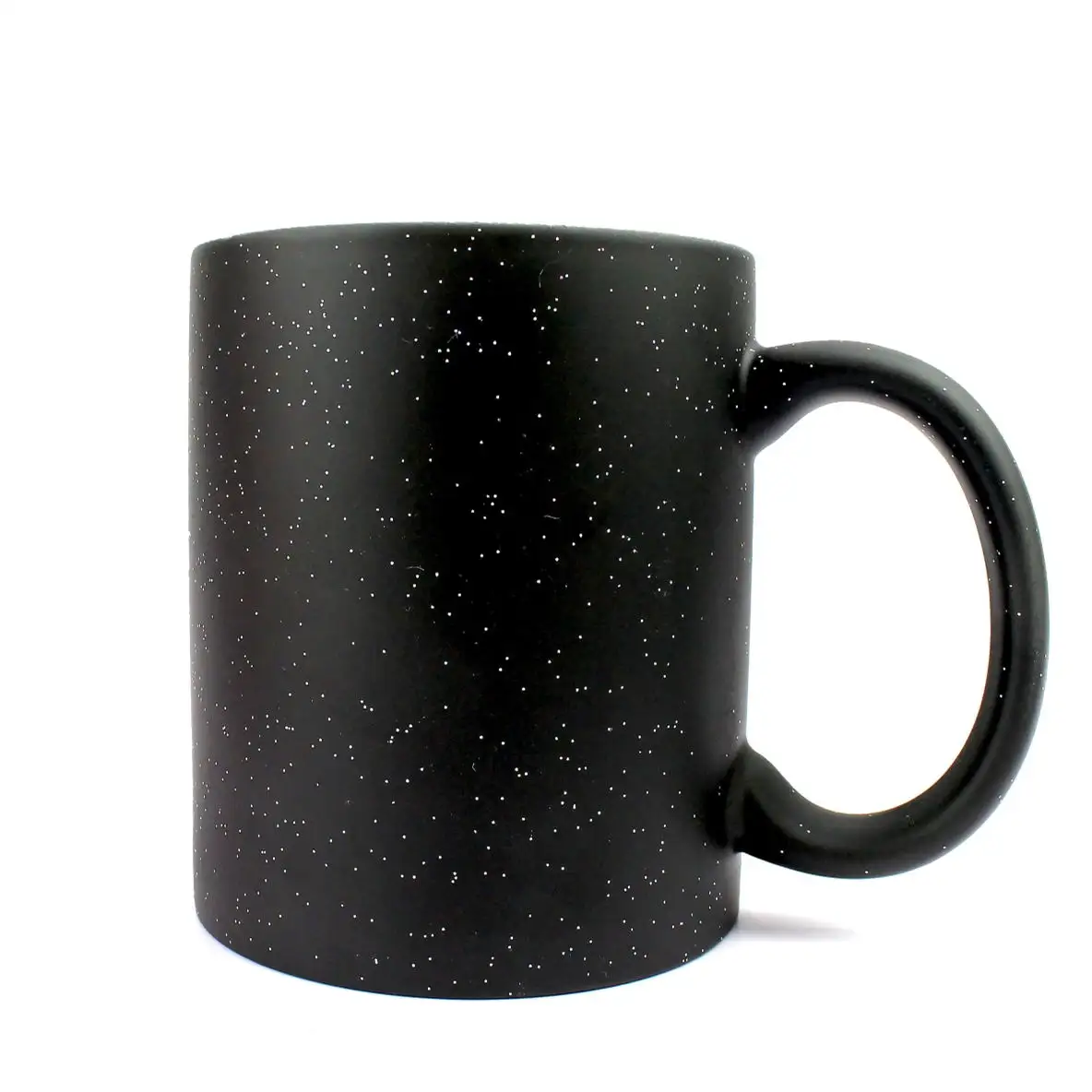 Hot Sale 11oz Sublimation Ceramic magical Coffee Mug Custom Logo Glitter Whole Color Changed Ceramic Mug with Round Handle