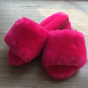 Pantofole personalizzate in pelliccia di pecora, tutte le taglie regolari e colori misti, per la casa - Product Image 2