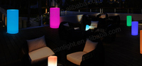 Lumière LED RVB moderne décoration veilleuse support lampes carrées intérieur pour table de nuit