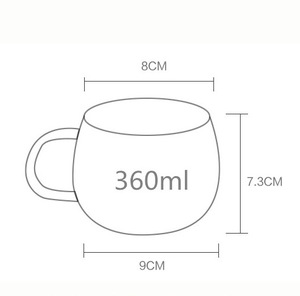 แก้วกาแฟสำหรับตอนเช้าถ้วยแก้วสำหรับใส่กาแฟอาหารเช้า - Product Image 5