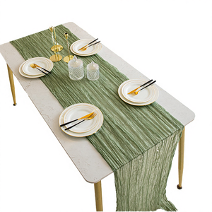 Manteles y Caminos de Mesa Tejidos al por Mayor, de Color Sólido y Estampados, para Decoración del Hogar, Hoteles y Fiestas - Product Image 4