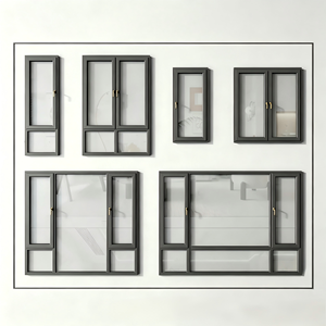 Ventana Corredera Moderna de Aluminio con Malla de Fibra de Vidrio, Apertura Vertical, Diseño Contemporáneo, Control de Insectos, Función Plegable - Product Image 3