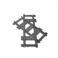 Bloques de Construcción de Plástico para Trenes de Juguete, Accesorio de Vía de Tren, para Conjuntos de Trenes a Escala, Kits de Construcción Creativos DIY