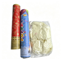 Party-Popper Handgehaltene Konfettikanone Biologisch Abbaubares Buntes Konfetti für Abschlussfeier Babyparty Feiertagsdekoration