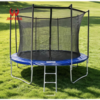 Stand mobile pour foire, grand trampoline extérieur commercial pour parcs d'attractions et carnavals