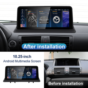 วิทยุติดรถยนต์ HFMidia MTK8581 ขนาด 10.25 นิ้ว รองรับ Carplay 4G Android14 พร้อมระบบนำทาง GPS สำหรับรถยนต์ BMW E81 E82 E87 E88  หน้าจอสัมผัส รองรับบลูทูธ - Product Image 3