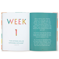 Libro DE ESTUDIO DE LA Biblia con impresión personalizada, objetivos, cuaderno de oración, Diario Espiritual, planificador diario de manifestación de afirmación de salud Mental