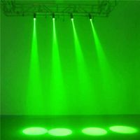 Mini projecteur LED 15W avec télécommande, tension universelle, matériau en verre, 512 couleurs, faisceau lumineux pour KTV/bar et décoration de pièce