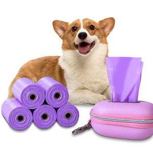 Wholesale Eco-Friendly Cornstarch Pet Waste Disposal Bags Biodegradable <b>Dog</b> Poop Bag Dispenser Reusable Seal Compostable Garbage - Product Image 6