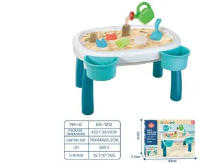 EW-mesa de agua y arena para niños pequeños, juego de playa, juguetes sensoriales de playa para niños al aire libre - Product Image 1