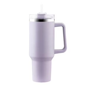 Portable 40oz 1200ml Stainless Steel Vacuum Insulated Tumbler Cup <b>with</b> <b>Straw</b> and Handle - Product Image 6