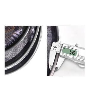 Tête de épuisette en alliage d'aluminium Ugoarts, filetage 8 mm, tête de filet de pêche universelle, maille légère en nid d'abeille - Product Image 4