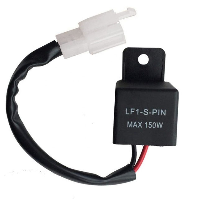 LF1-S-PIN 2-Pin Motorcycle Electronic LED Flasher Relay