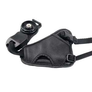 Poignée de maintien en cuir PU souple avec sangle de poignet pour <span class=keywords><strong>appareil</strong></span> <span class=keywords><strong>photo</strong></span> Nikon / Canon / Sony - Product Image 2
