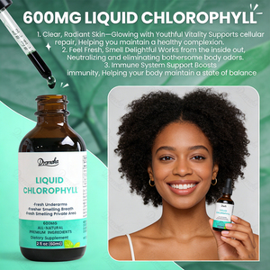 Dromaka <span class=keywords><strong>Detox</strong></span> y Energizante, OEM/ODM Personalizado, Suplemento Vegano, Pedido al por Mayor, Gotas Líquidas de Clorofila - Product Image 2