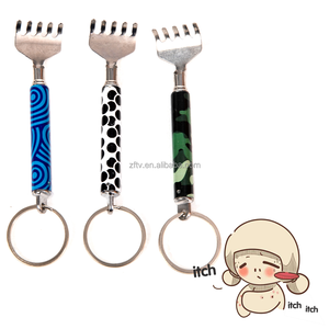<span class=keywords><strong>Mini</strong></span> ferramenta de massagem manual de aço inoxidável, telescópico, arranhador de costas, costas, arranhão - Product Image 1