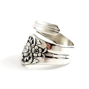 Dark Leaf <b>Open</b> <b>Ring</b> Adjustable Fashion Women Statement Finger Jewelry Daily Wear Gift - Product Image 3