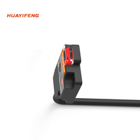 HUAYIFENG Capteur photoélectrique ultra-mince à détection frontale Détecteur photoélectrique diffus 12-24VDC 2mm ~ 25mm Détecteur de LED ROUGE
