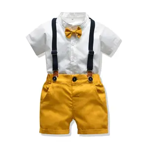 2024 высокого качества, Лидер продаж, одежда для маленьких мальчиков, комплекты одежды для детей, летний костюм с коротким рукавом, KB8128, детский короткий комплект