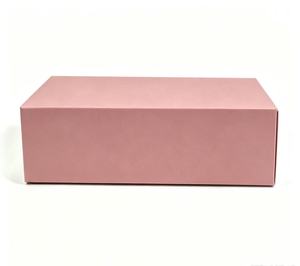 Caja de Papel Rígido Rosa con Cierre Magnético, Caja de Regalo de Cartón Impreso, Cartón Plegable para Velas, Perfumes y Manualidades - Product Image 1