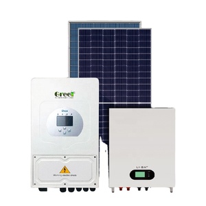 ระบบพลังงานลมและพลังงานแสงอาทิตย์แบบไฮบริด 120V/220V/230V ขนาด 5KW/10KW/15KW ชุดอุปกรณ์ครบชุด ใช้แผงโซลาร์เซลล์แบบโมโนคริสตัลไลน์ซิลิคอน สำหรับใช้ในบ้าน พร้อมตัวควบคุม MPPT - Product Image 4