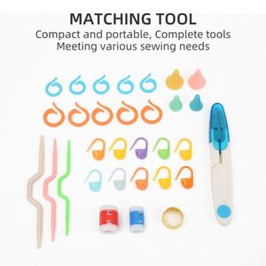 High Quality Square Shape <b>Crochet</b> Knitting Craft Set Plastic Yarn Tool Accessories Multi Size <b>Hook</b> Needle Beginner Sewing - Product Image 3