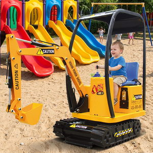 Excavadora <span class=keywords><strong>Infantil</strong></span> VEKAIN WZD-4, Construcción Duradera de Acero y Fibra de Vidrio, Uso en Interiores para Jardines de Infancia, Áreas de Juego en el Hogar, Tierra/Arena - Product Image 4