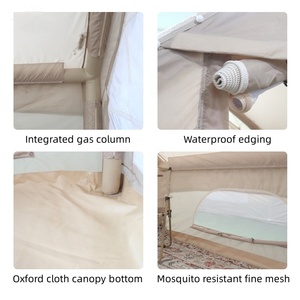 เต็นท์แคมป์ปิ้งผ้า Oxford กันน้ำสำหรับกิจกรรมกลางแจ้ง ขายดี ผลิตตามแบบ OEM สำหรับ 5-8 คน ป้องกันแมลง แบบเป่าลม - Product Image 3