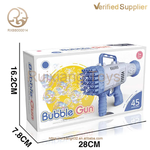 Tự Động Bé Đồ Chơi Mới Bong Bóng Nhà Sản Xuất Trẻ Em Đồ Chơi Mùa Hè Ngoài Trời 45 Lỗ Rocket Launcher Bong Bóng Súng Đồ Chơi Bazooka Lớn Bong Bóng Máy - Product Image 6