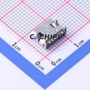 USB-US31-106 USB Connector SMD Connector ( Connector Type: Type-C )( Gender: Female )( Mounting Type: Horizontal Mount ) - Product Image 2
