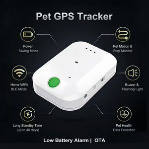 4G CAT-M/Nb2 Pet <span class=keywords><strong>Gps</strong></span> Tracker Ip67 Waterdichte Pet Tracker Met Ble En Wifi - Product Image 2