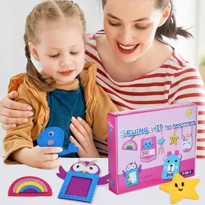 Jumon 7-Piece Animal Needle Felting Supplies Kits with Tools for Kids-Educational DIY Wool Felt <b>Cloth</b> <b>Doll</b> Making Kit JSD-15 - Product Image 3