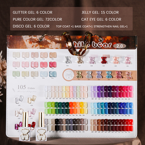 ZRKGEL moda semipermanente 15ml 105 colores inodoro UV Gel polaco <span class=keywords><strong>de</strong></span> larga duración OEM Etiqueta Privada Hema Tpo Free Nail Factory - Product Image 2