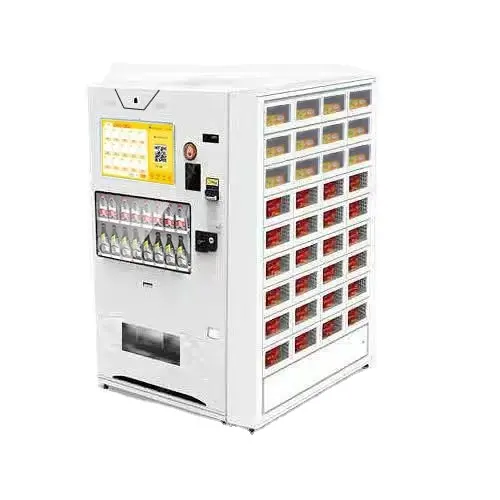 1,5-Zoll-Touchscreen-/Anzeigen automat 24 Stunden Selbstbedienung geschäft Getränke und Snacks Kombi-Verkaufs automat
