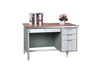 Bureau en acier de haute qualité/poste de travail à la mode en acier Table de bureau bon marché à la mode simple